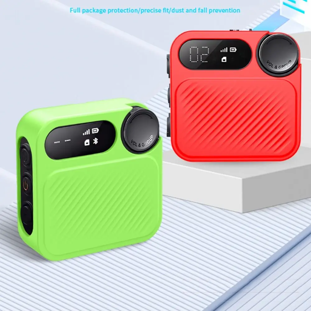 Silicone Protective Case Shockproof Dustproof Protector Anti-scratch Cover Shell for Xiaomi Sports Walkie-Talkie Walkie-Talkie
