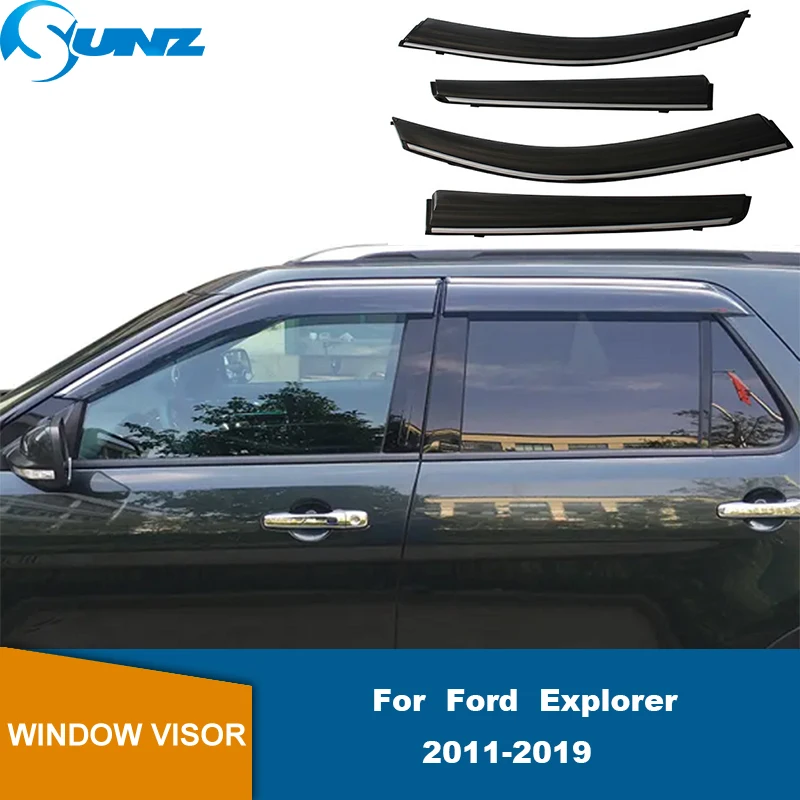 

Side Window Deflectors For Ford Explorer 2011 2012 2013 2014 2015 2016 2017 2018 2019 Door Visor Weathershield Sun Rain Guards