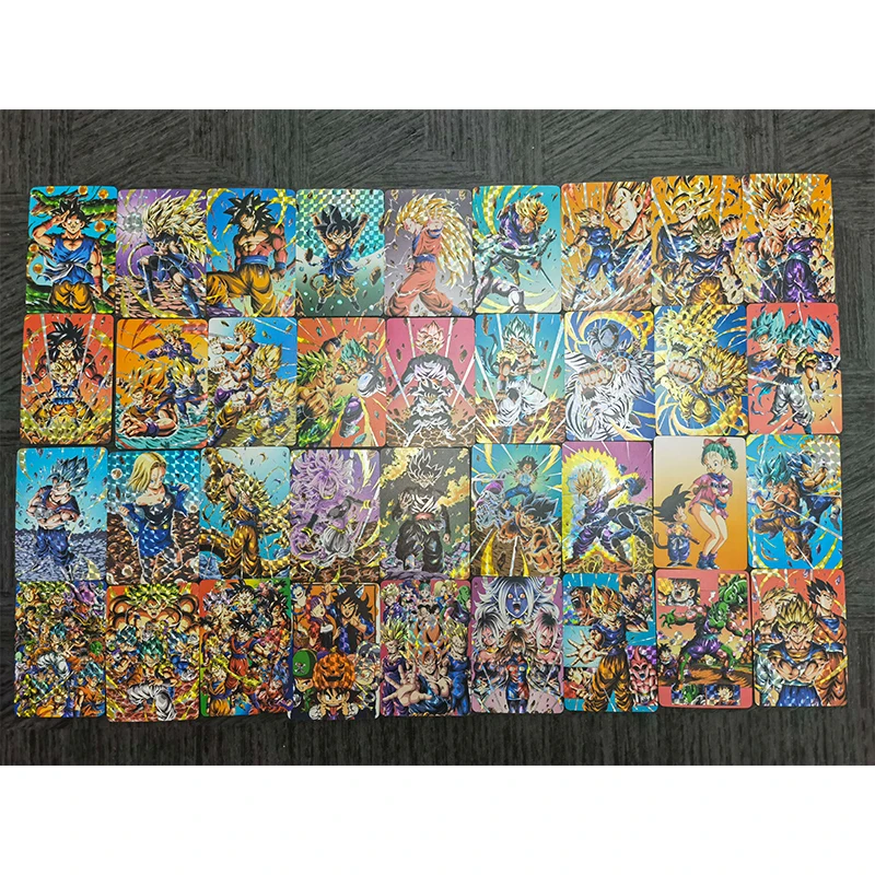 New Anime Dragon Ball Son Goku Torankusu Vegeta Iv Bulma Gotenks Homemade Flash Cards Game Collection Birthday Christmas Gifts