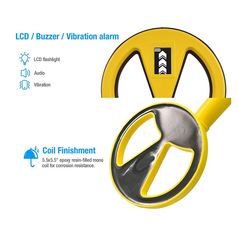 Metal Detector Underground Professional Depth 30m Search Finder Gold Detector Treasure Hunter Detecting Pinpointer Waterproof