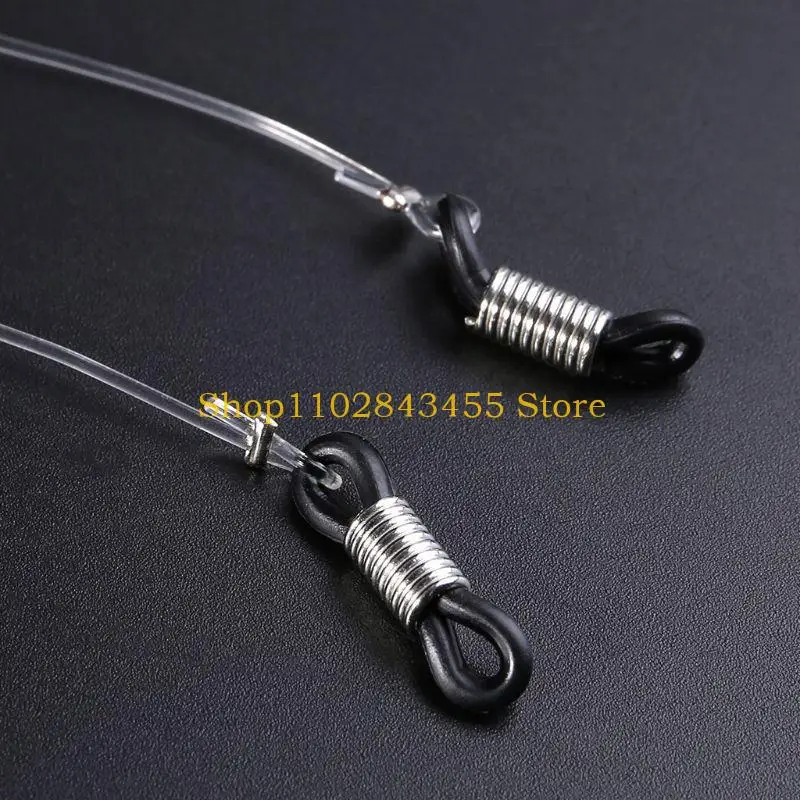 

49MC Прозрачные очки с противоскользящим ремешком и эластичным шейным шнуром, спортивные очки на открытом воздухе