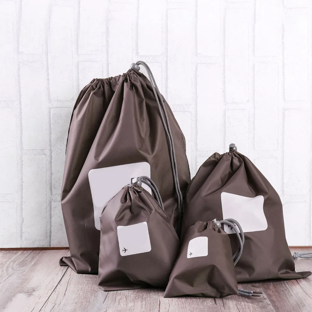 8 قطع من أكياس تخزين برباط من النايلون لتنظيم السفر لأساسيات غسل الملابس، خفيفة الوزن ومحمولة ومتعددة الوظائف #2