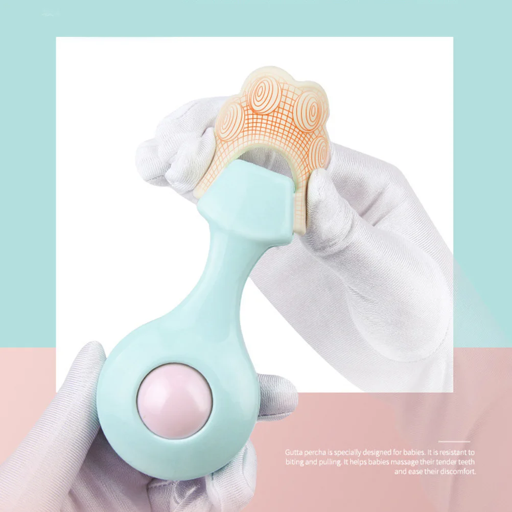 12 Piezas de Mordedores con Sonajero para Bebés, Alivio de Molestias Molares, Masajeador de Encías Calmante, Seguro para Bebés y Niños Pequeños, Fácil de Limpiar
