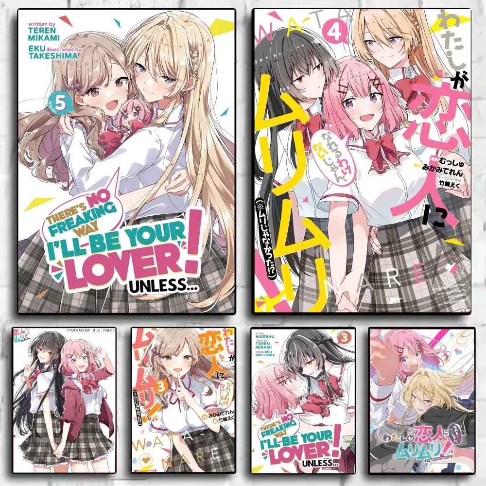 There's No F-Freaking Way I'll be Your Lover Poster Stickers