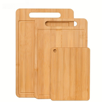 Premium Bamboo Kitchen Cutting Boards - Small, Medium, and Large Wooden Cutting Boards, the Perfect Christmas Choice