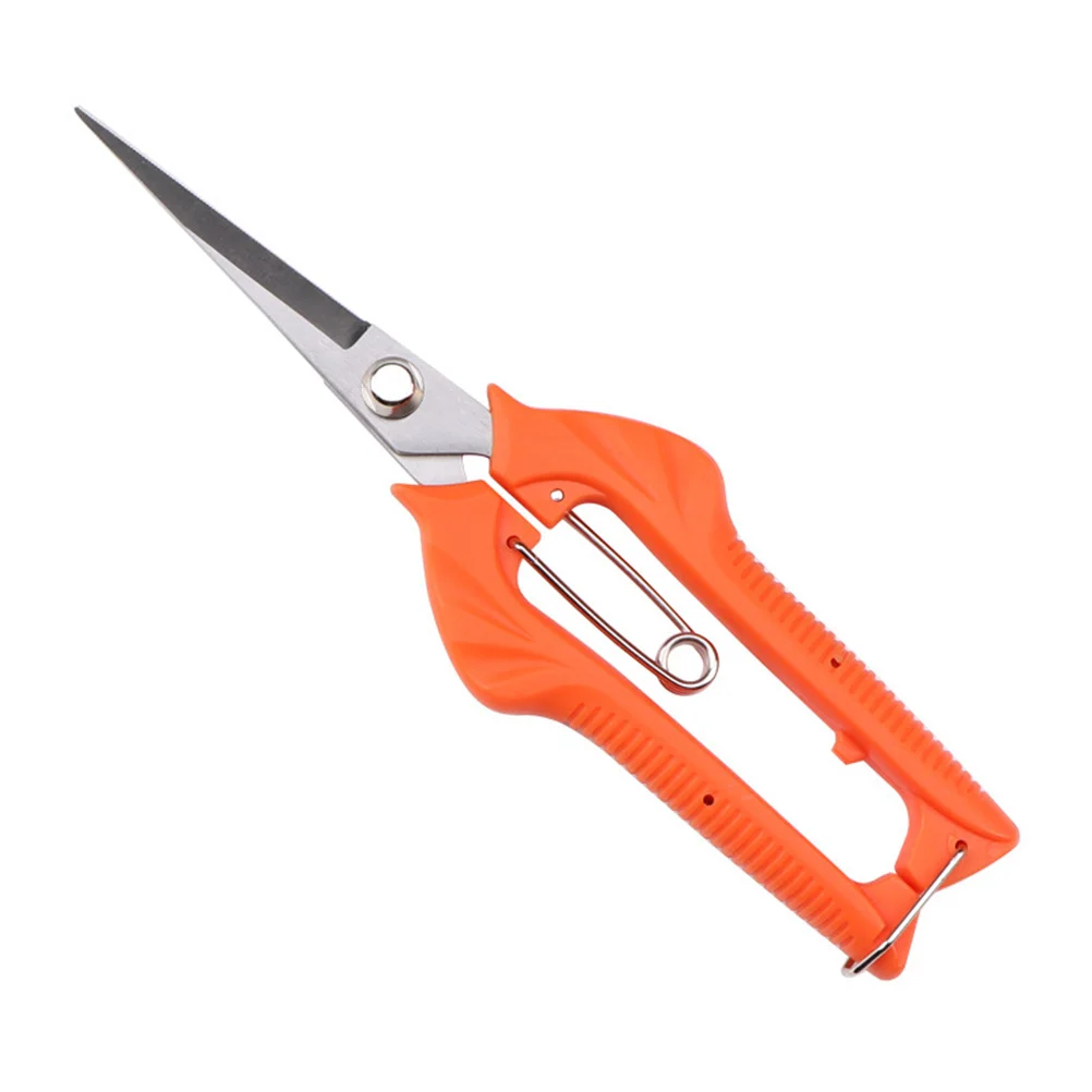 

Pruning Shears Stainless Steel Sharp Garden Scissors Ergonomic Handle For Bushes Flowers Plants Cushion Shock Absorber Tool