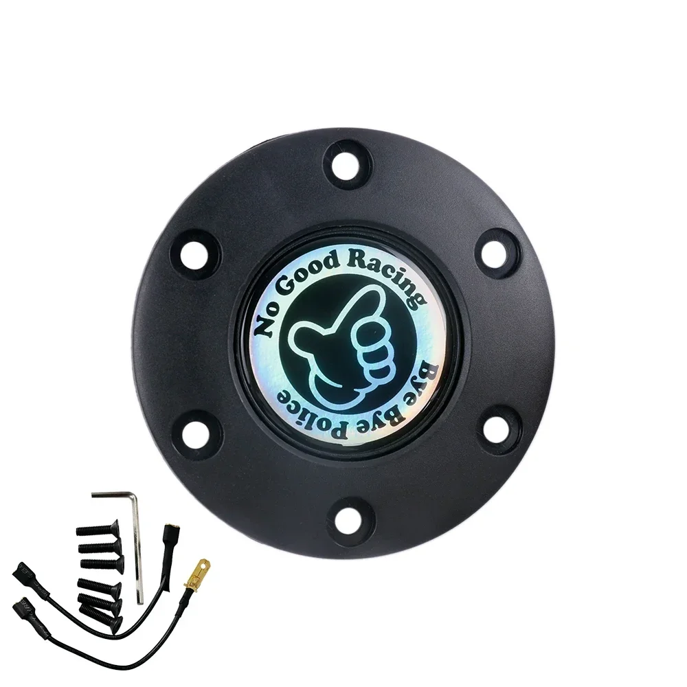 Car Styling jdm Horn Button fit for MOMO OMP Steering Wheel view 4