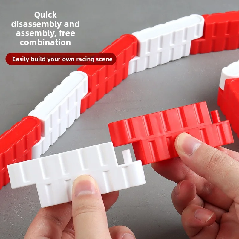 RC Car Road Barriers Remote Control Car Accessories Drifting Race Track Barrier Traffic Splicing Stereo Roadblock Traffic Scene