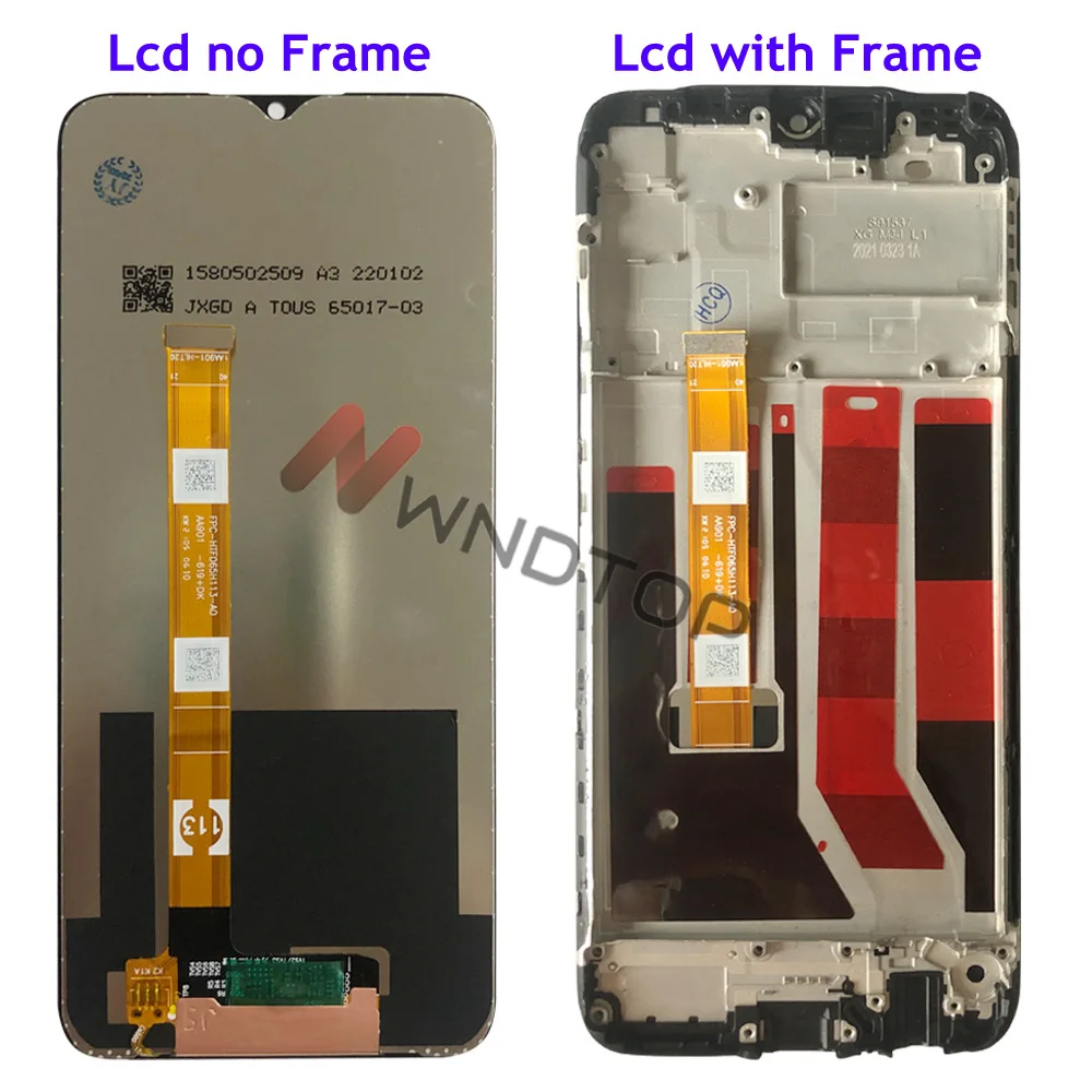 6.5“ New For OPPO Realme C25 LCD Display Touch Screen Digitizer Assembly Replace Parts For Oppo C25 RMX3193 RMX3191 LCD Screen