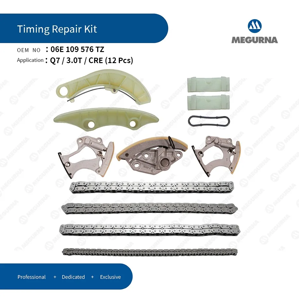 ENGINE Timing Chain Rebuild Kit For AUDI A4 B8,A5,S5,A6,A6C7,A7,A8 D4,Q7 CRE 3.0T V6 TDI Quattro Diesel 06E109465BF 06E109469A