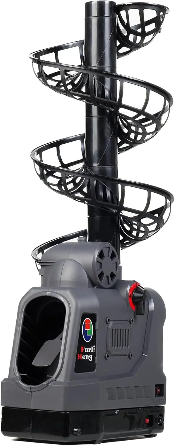 681    with Auto Swing, 3 Angles & 4 Speeds Adjustable, Portable  Launcher for Indoors & Outdoors P