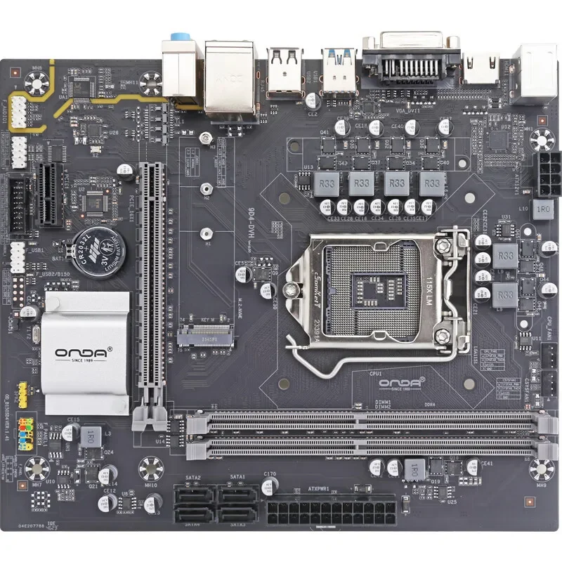 

9D4-DVH desktop computer main board 1151 pins ddr4 suitable support 6789 generation CPU processor