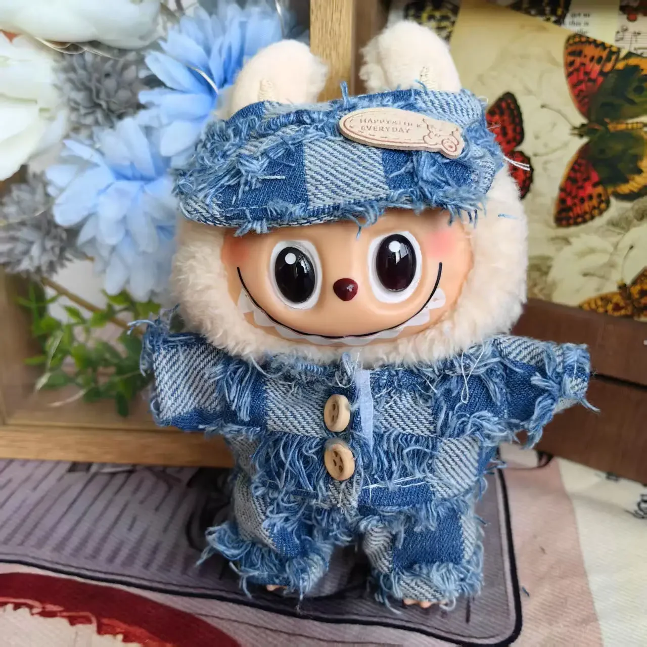 Cute Multiple Styles DIY Labubu Clothes Suspenders Trousers Bib Pants Overalls For Labubu V1 V2 V3 Doll Clothing Accessories