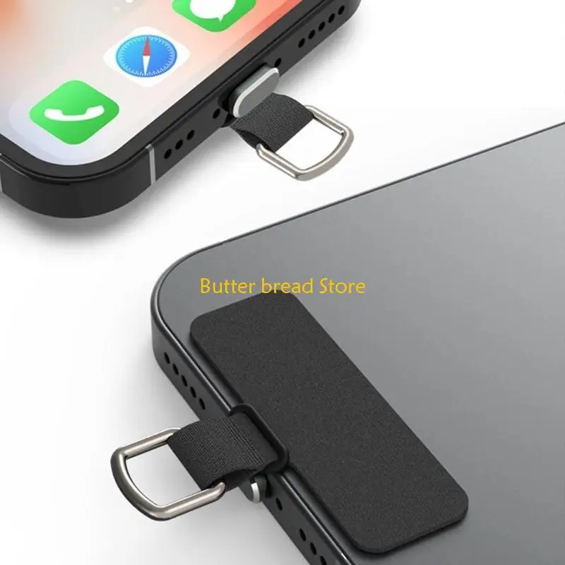 W89C防水ユニバーサル携帯電話安全ストラップカードガスケットテザーパッド分離可能なネックコードダストプラグ