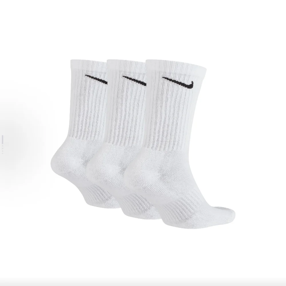 Nike Everyday Cushion Crew Logo Running Crew Socken Unisex Combo Pack Weiß SX7664-100 – Detail 9