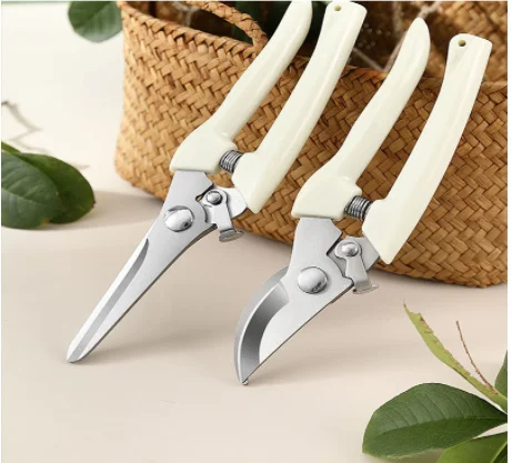 Elbow Straight  Head of Gardening Shears, Garden Scissor Gardening Fruit Picking ,Hoof Trimming Shears,Springs Manual Scissors