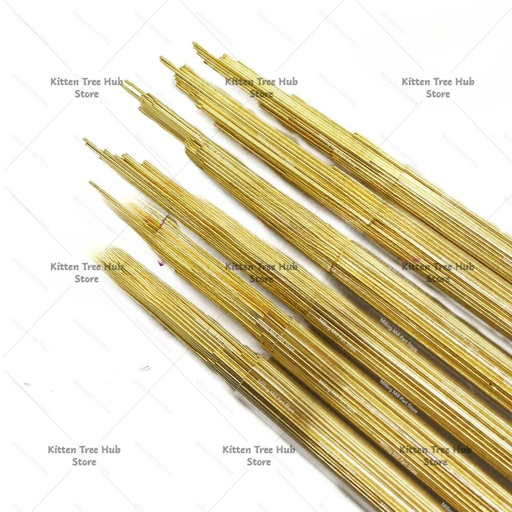 Single Hole Brass Copper Tube For Edm Drilling Machine EDM Wire Cutting Accessories Slow Running Electrode Consumables