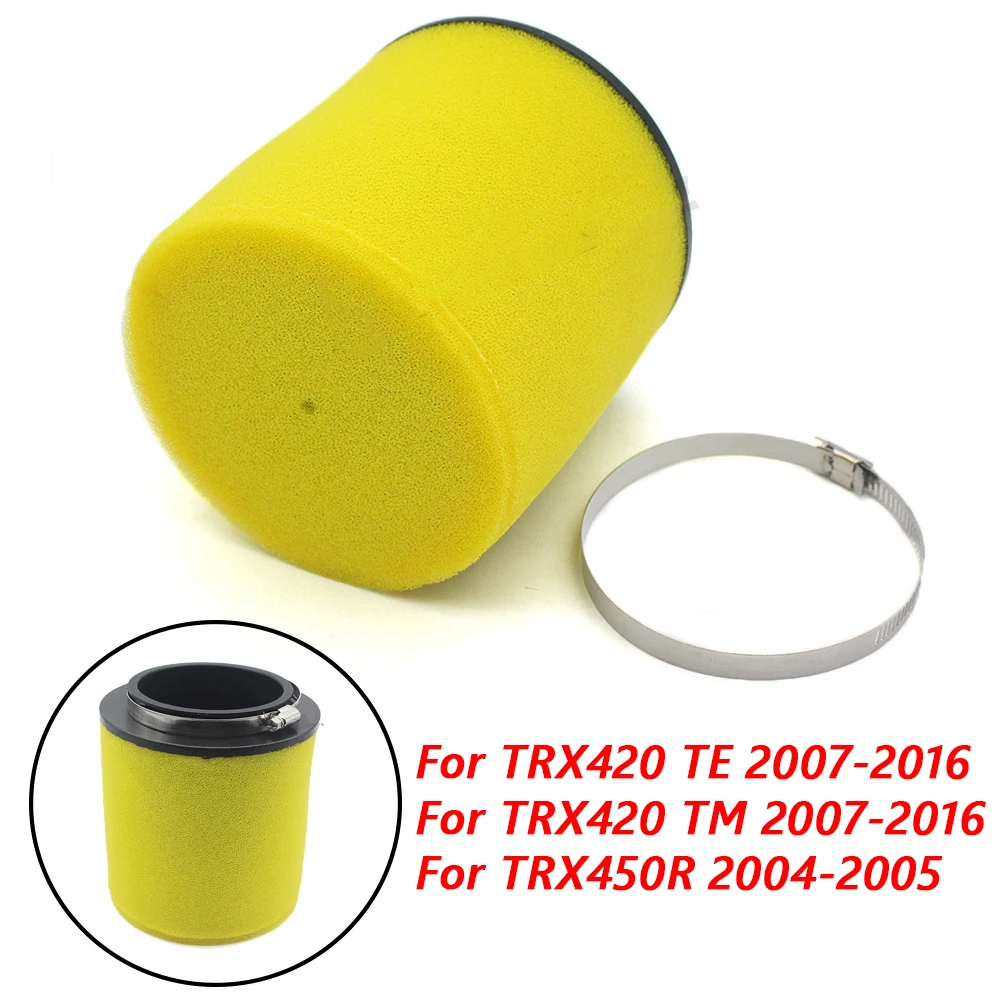 

Motorcycle Air Intake Filter Sponge Air Filter Foam For Honda TRX450R TRX450 R 2004-2005 TRX420 TE/TM TRX420TE TRX420TM 07-16