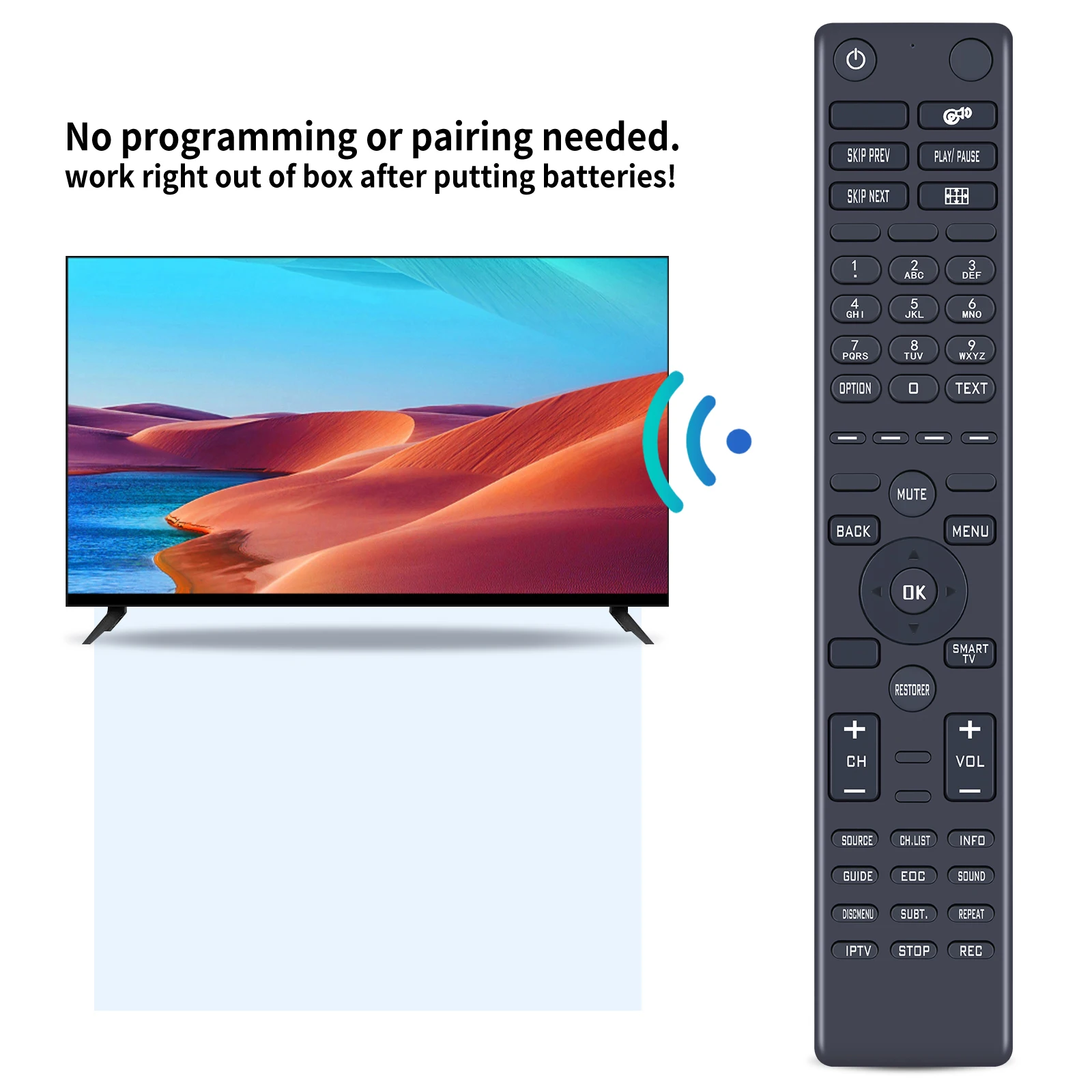 جديد لجهاز التحكم عن بعد بديل لنظام الصوت IKEA UPPLEVA L46U4010 ZJE