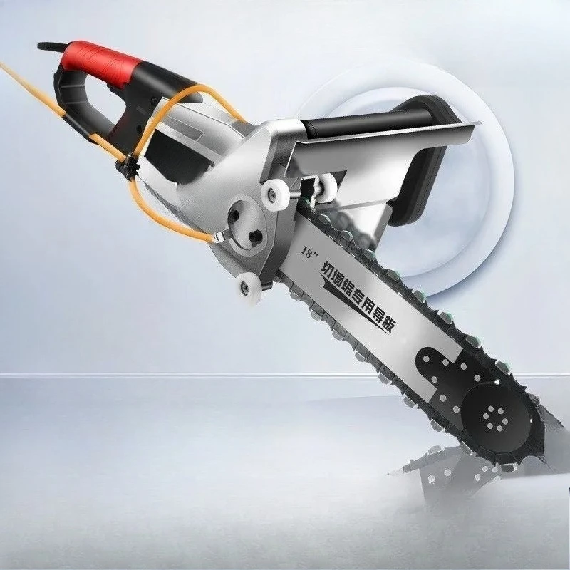 

Reinforced concrete dust-free door opening wall Reinforced concrete chain saw demolition wall