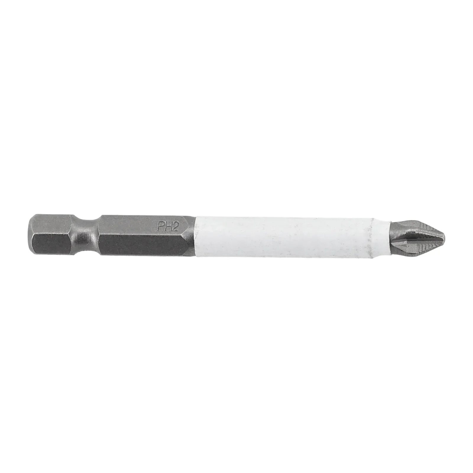 Belah Hex Shank Bit Pemutar Skru Keluli Aloi Anti-kesan Magnet Ringan Tidak Licin Pemutar Skru Silang Silang