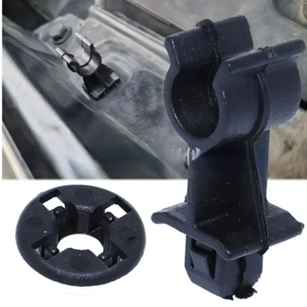 Retainer Clip Set For Nissan Qashqai Dualis J10 Navara D40 Pathfinder R51 Bonnet Hood Support Prod Rod Clamp Holder 65722EB300