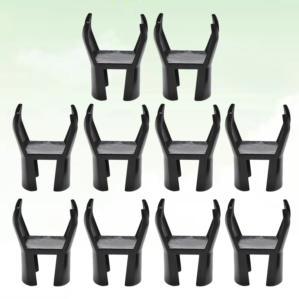 

10 pcs Portable Golf Ball Picker Retriever Tool Easy Grip End Fit All Putters Claw Up Gadget Sucker Picker Accessory Black