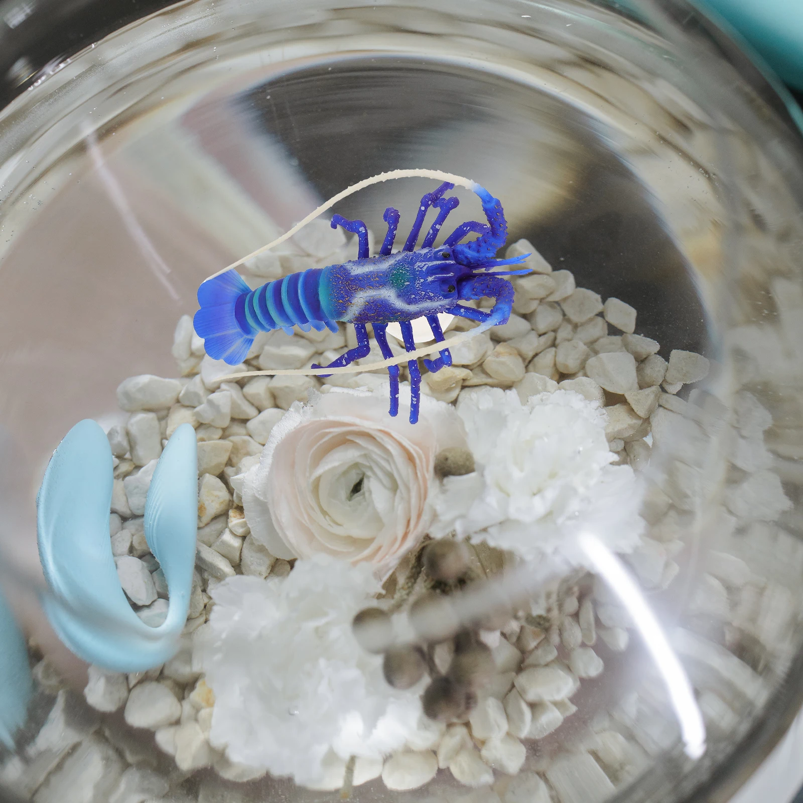 

1pc aquarium Decor Fish Tank Landscaping Plastic Ornament Terrarium Lifelike Water Landscape Decoration Fish Tank Lobster Decor