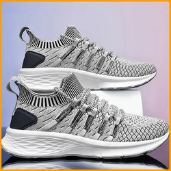 Mijia Athletic Shoes for Men Sneakers Running Sport Comfortable Breathable Light Trainning Durable Outsole Non-Slip Tennis Shoes