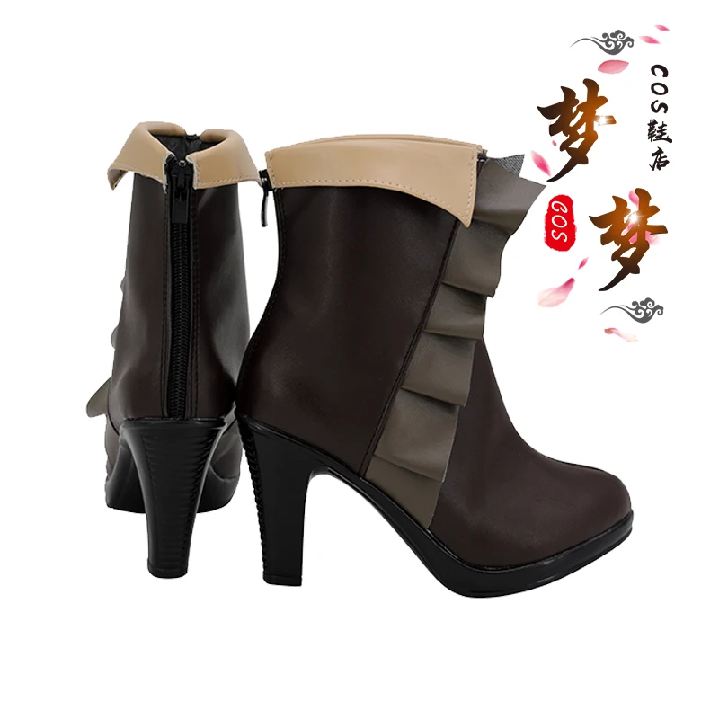 Arifureta Shokugyou de Sekai Saikyou Yue أحذية كوسبلاي أحذية الهالوين زي أحذية عالية الكعب