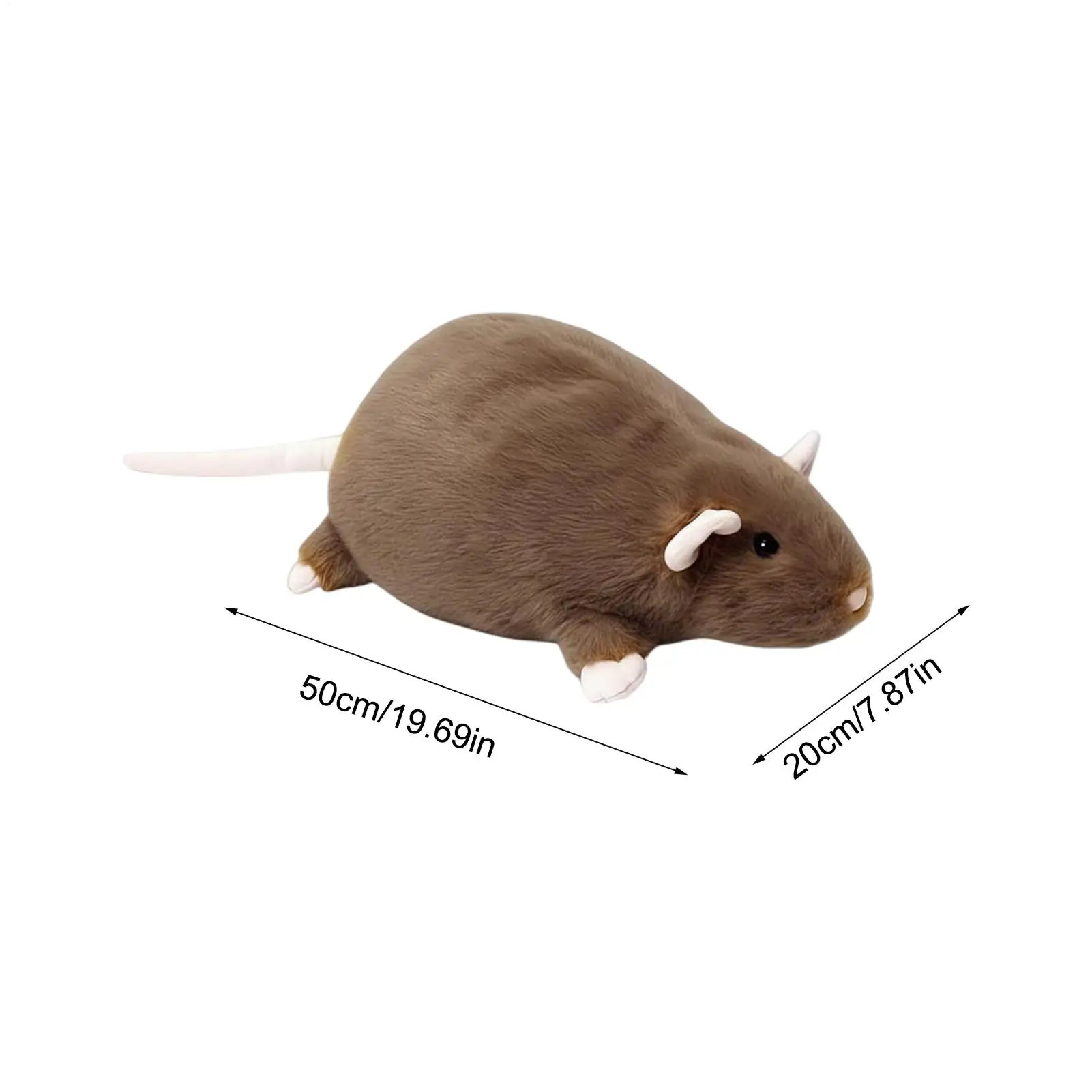 Pluszowa myszka, miękka, urocza maskotka, poduszka do przytulania dla kobiet, mężczyzn, dzieci, chłopców, dziewcząt, nastolatków, dorosłych, do salonu.