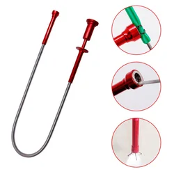 Uchwyt magnetyczny do podnoszenia 4 pazury LED Light Picker elastyczna sprężyna magnes Pickup Tool Grip Grabber do zbierania śmieci rozszerzenie ramienia