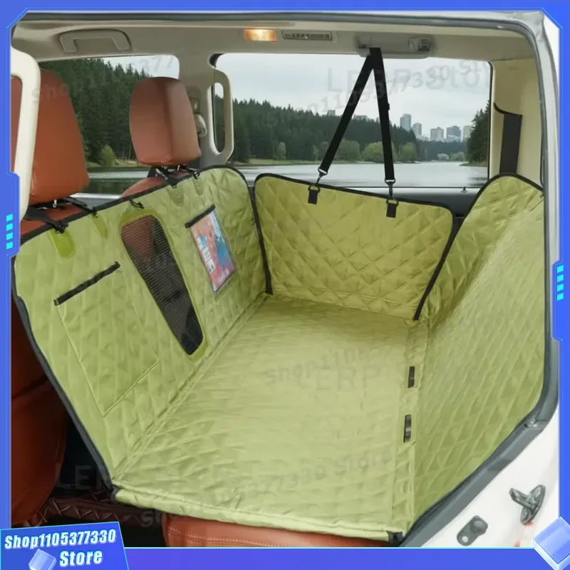 Foldable Waterproof Polyester Dog Bed Soft Anti Scratch Car Seat Mat Non Slip Pet Travel Cushion Eco Friendly Anti Fouling