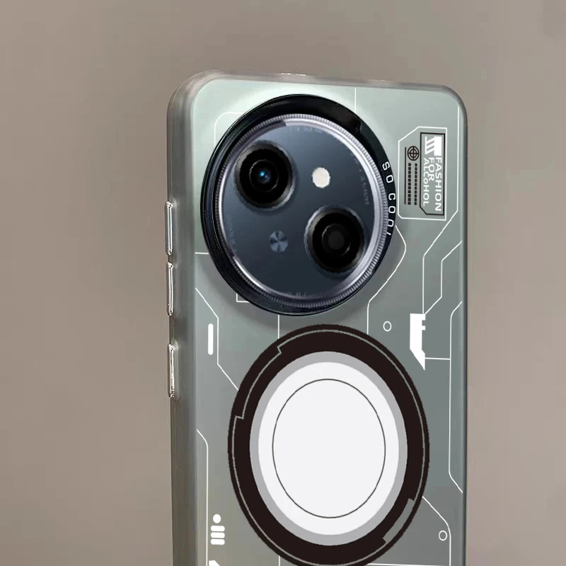 حافظة لهاتف Tecno Spark GO 1 Spark 30c 20c 10c 20 10 8c 7T 6 GO Pro Plus 4G 5G حافظة هاتف ليزر فاخرة على الطراز الكرتوني رقم 10