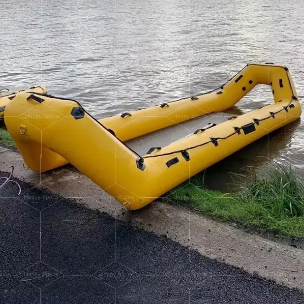 

Emergency flood control snow boat thickening ice rescue inflatable boat banana boat customization