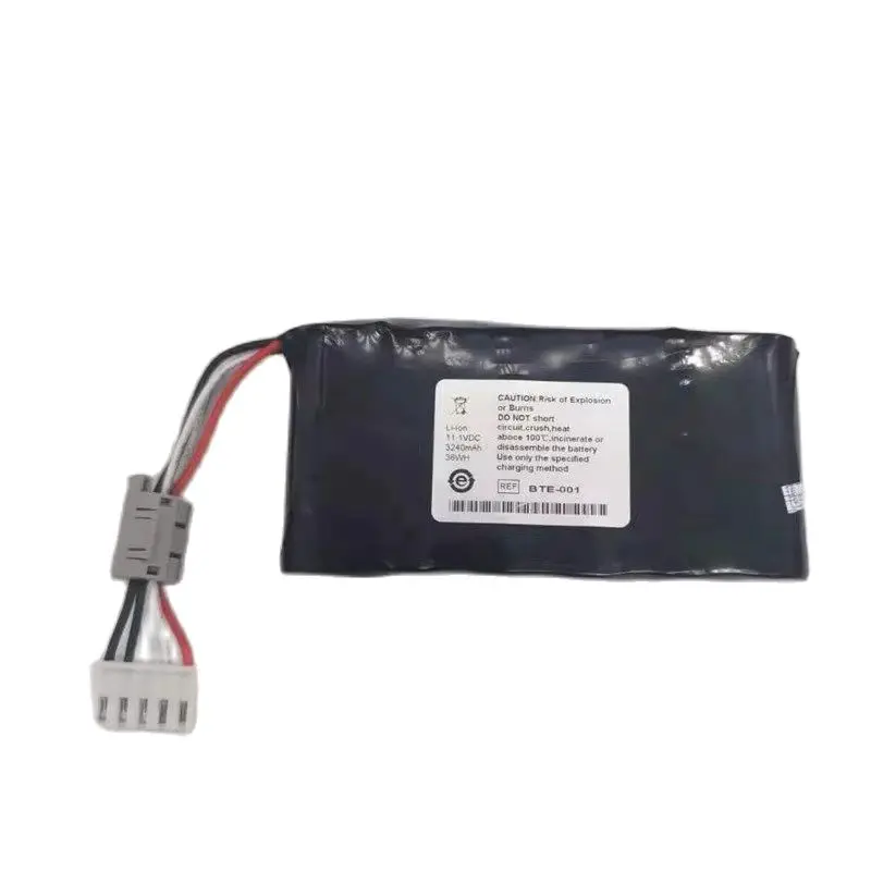 Bateria de eletrocardiógrafo recarregável, FX-8222, BTE-001, 11.1V, 3240mAh