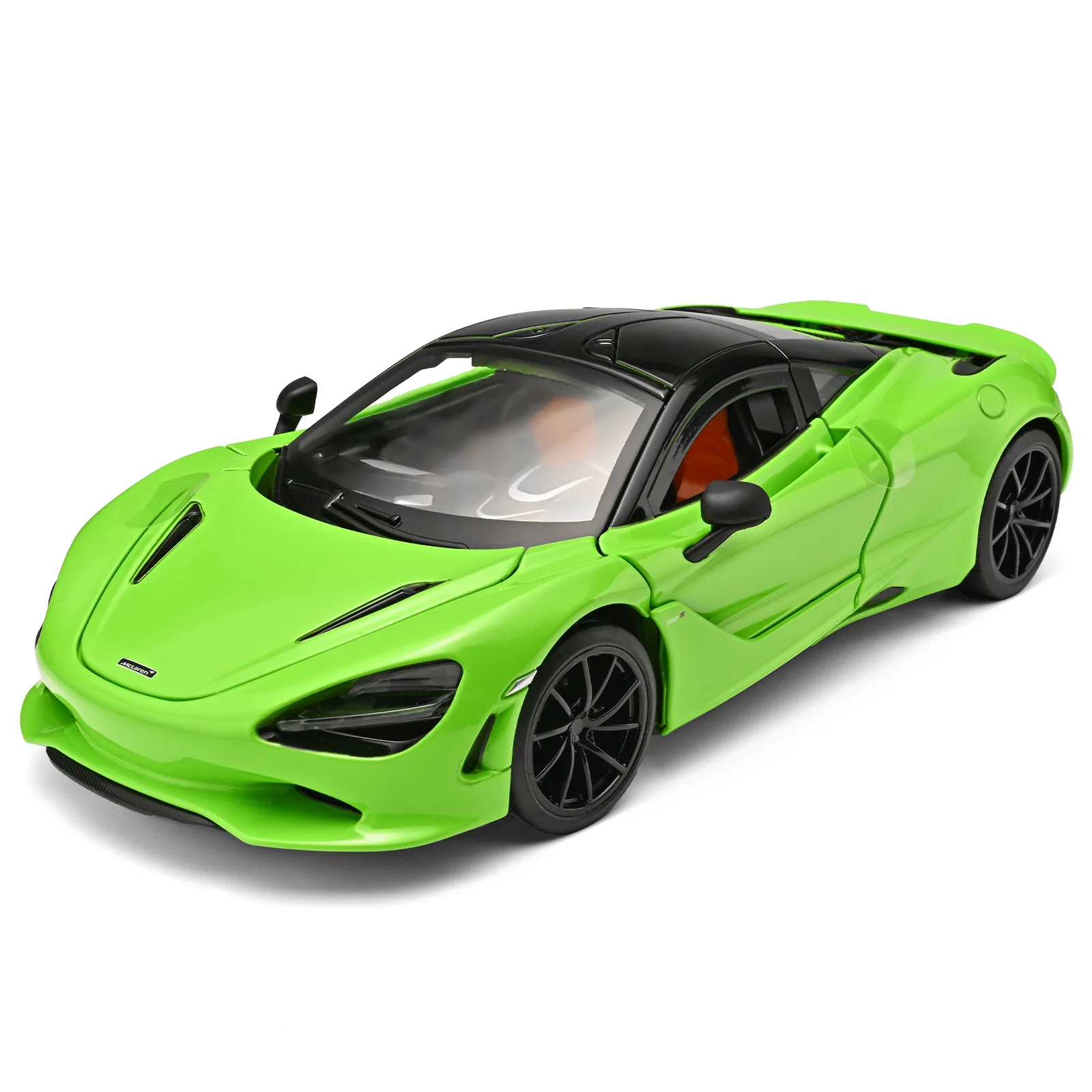 1:18 720S Supercar Legering Model Auto Geluid en Licht Trek kinderen Speelgoed Collectibles Verjaardagscadeau
