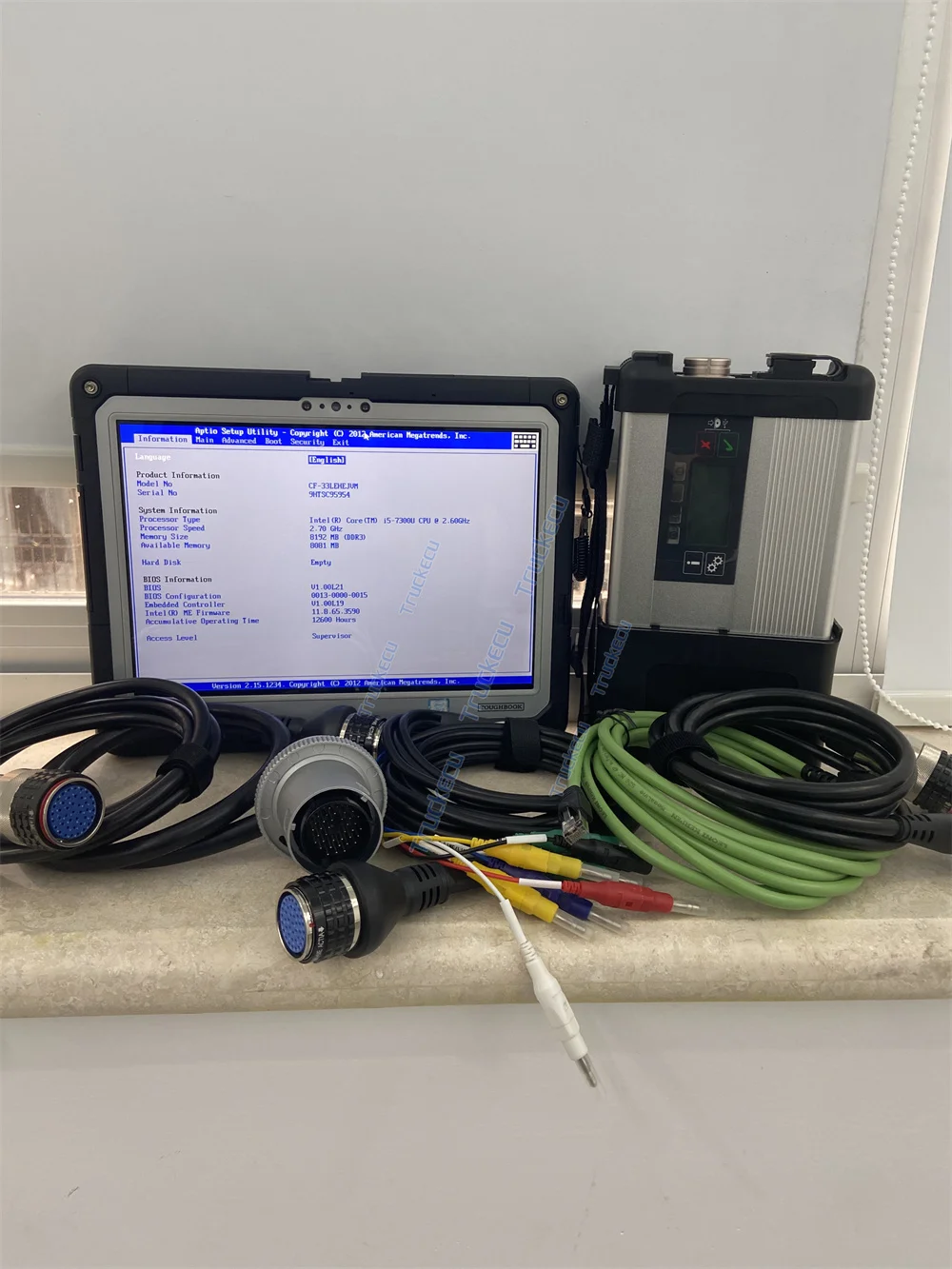 MB STAR C5 SD Connect Multiplexer Xentry Diagnostic Tool with CF33 Tablet, Compatible With Benz ACTROS Truck & Car, PK C4 C6 M6