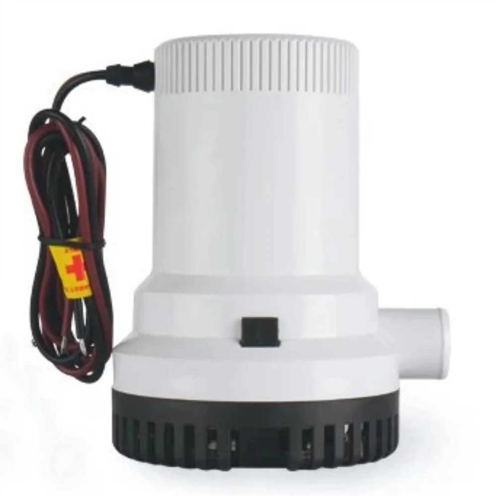 2000GPH Automatic Bilge Pump DC 12V/24V Submersible Water Pump Ignition Protected Marine Boat Yacht RV Bilge Drain Pump