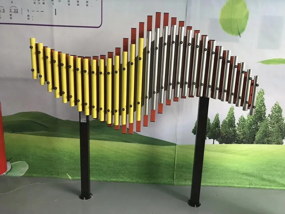 Hooqu 高品質屋外アルミ楽器遊具屋外遊び場音楽機器レインボー木琴