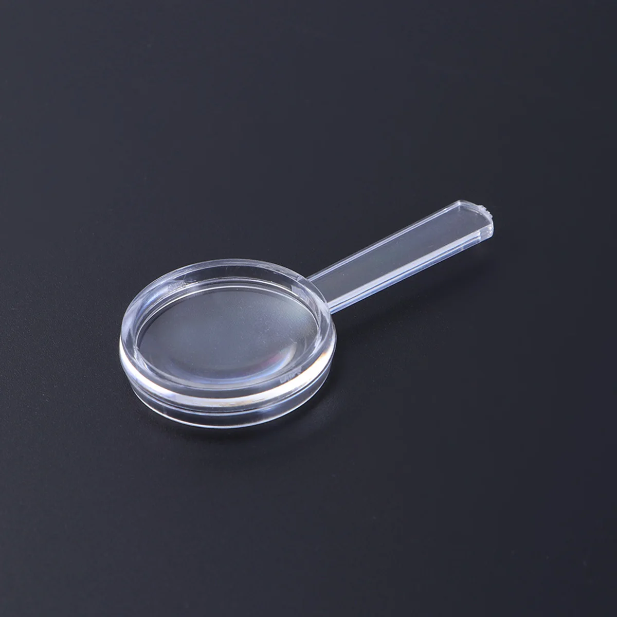 

12pcs Mini Glass 5X Plastic Handheld For Kids Jewelry Stamps Coins Inspection Reading Science Tool Glass Handheld Plastic