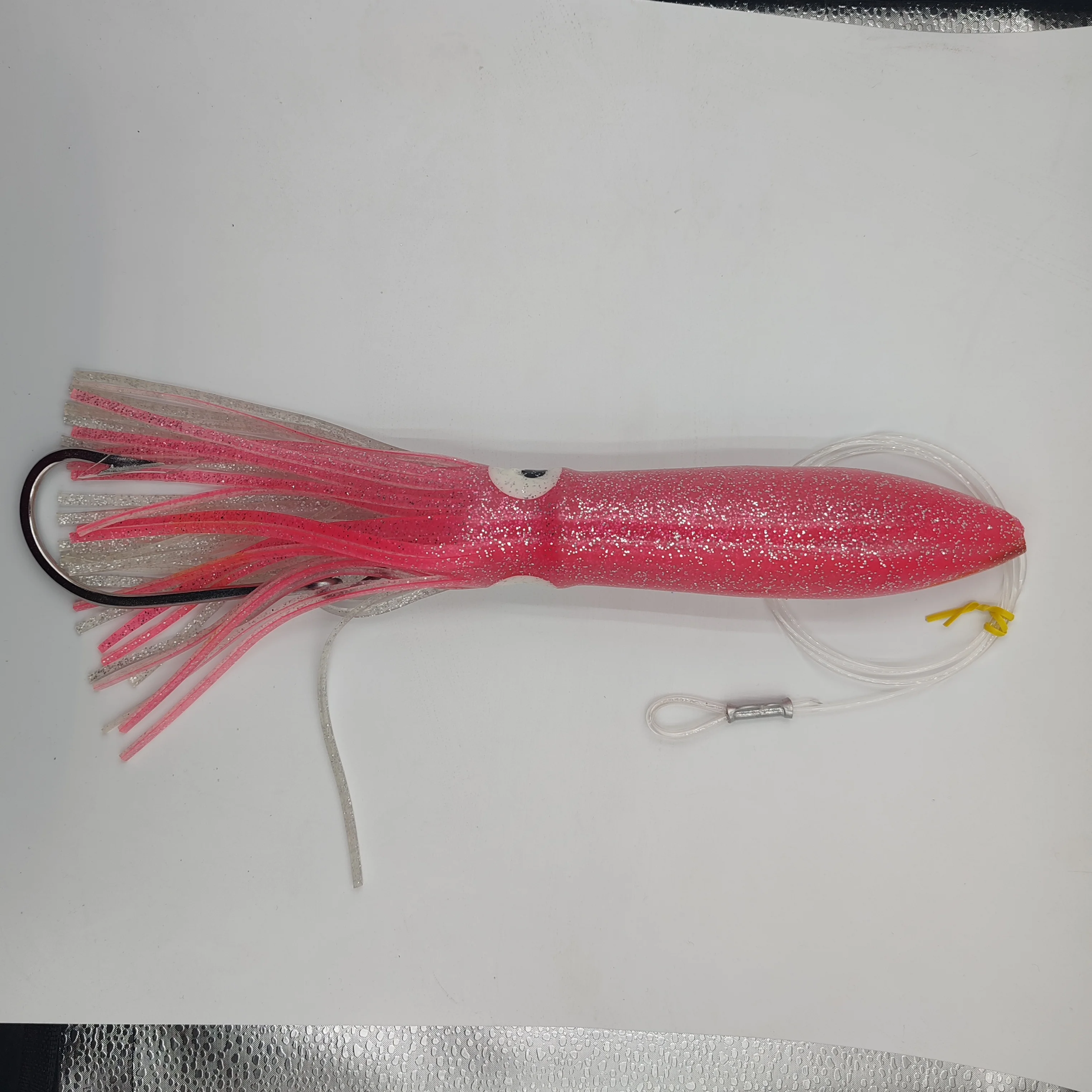 

Large Trolling lure 13 "octopus squid,include fishing bag, stainless steel, 10/0 hook tuna shark teaser bird big force fishing