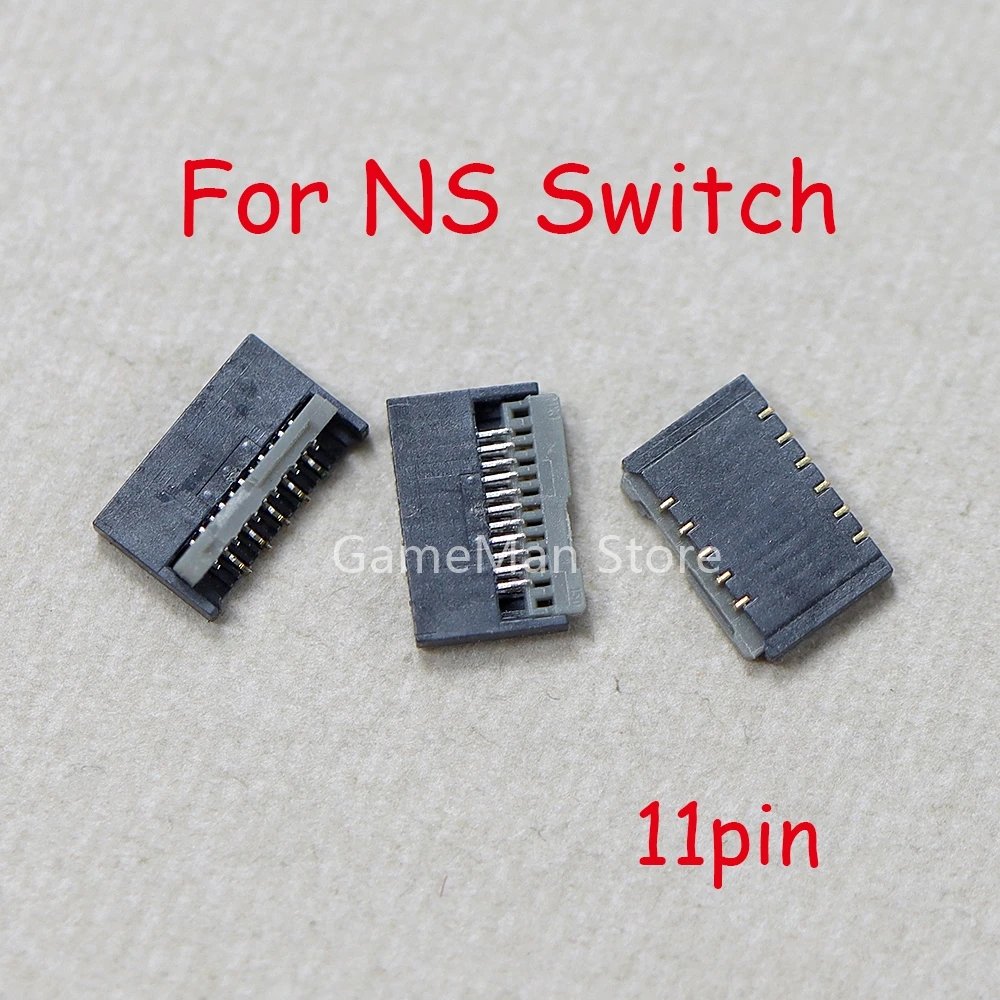 30pcs Slide Rail Socket For Nintendo Switch 11pin Slider FPC Terminal Connector Socket Interface