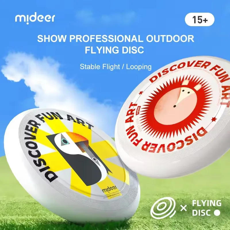 

Mideer Children Competitive Flying Saucer Toy Soft Outdoor Flying Disc Frisbee Professional 175g Kids Competition Toys For 15Y+