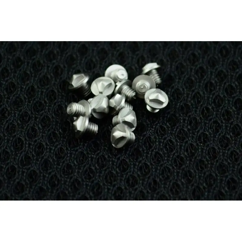 2pcs Stainless Steel Plum Screw for Diy Knife Making Material Knife Handle Screw 2 Size for Straight Folding Knife