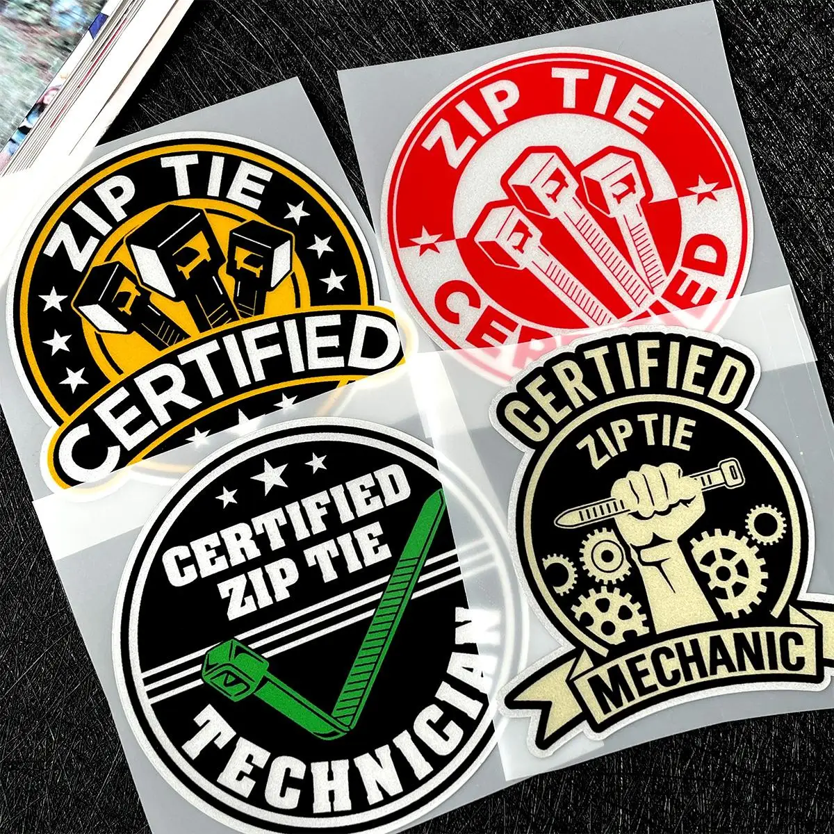 

Сертифицированный застежкой-молнией, светоотражающий корпус мотоцикла, отражатель, виниловые наклейки для автомобиля, аксессуары, наклейки