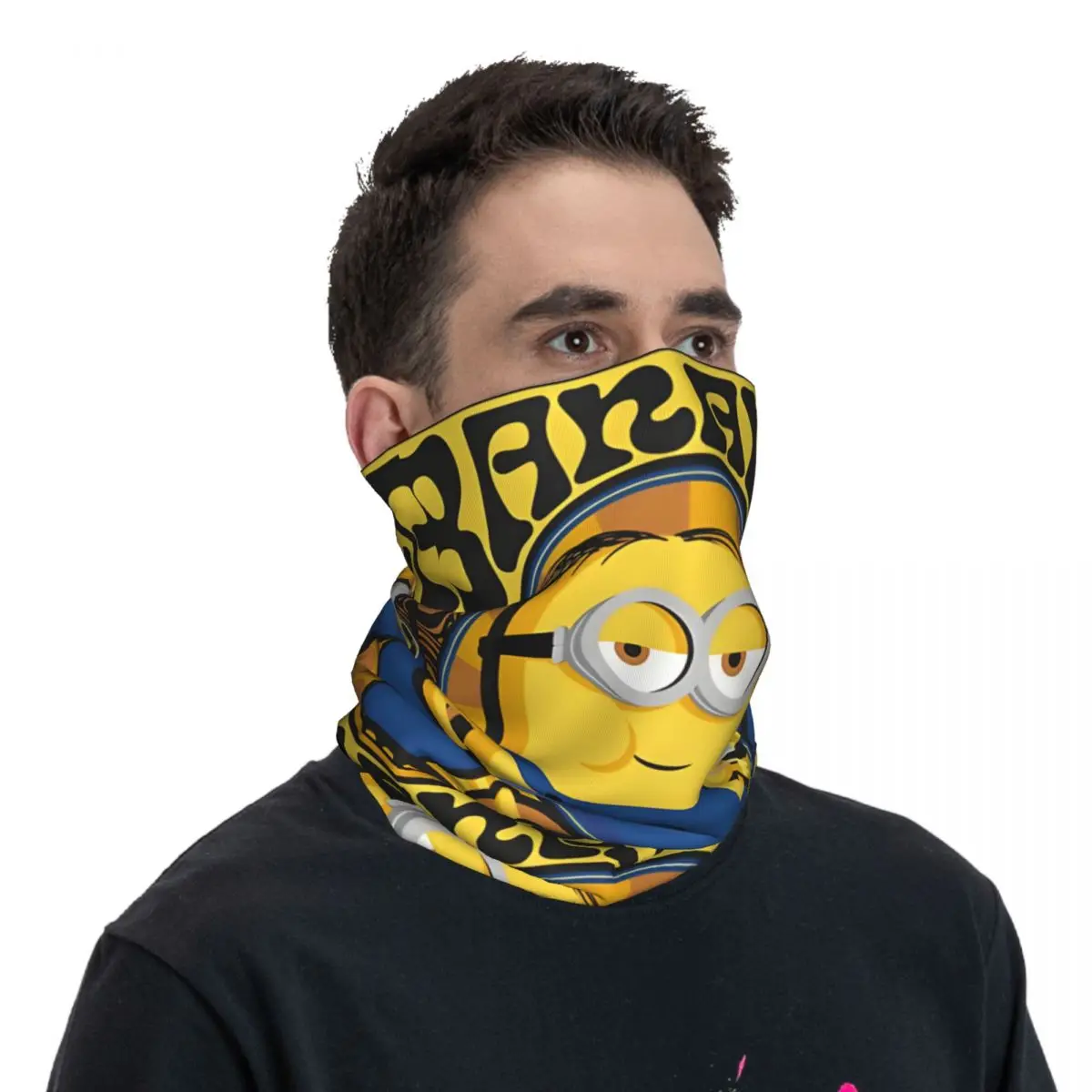 Minions Despicable Me Minions Bandana Neck Cover Motocross Face Scarf Running Unisex Adult Winter