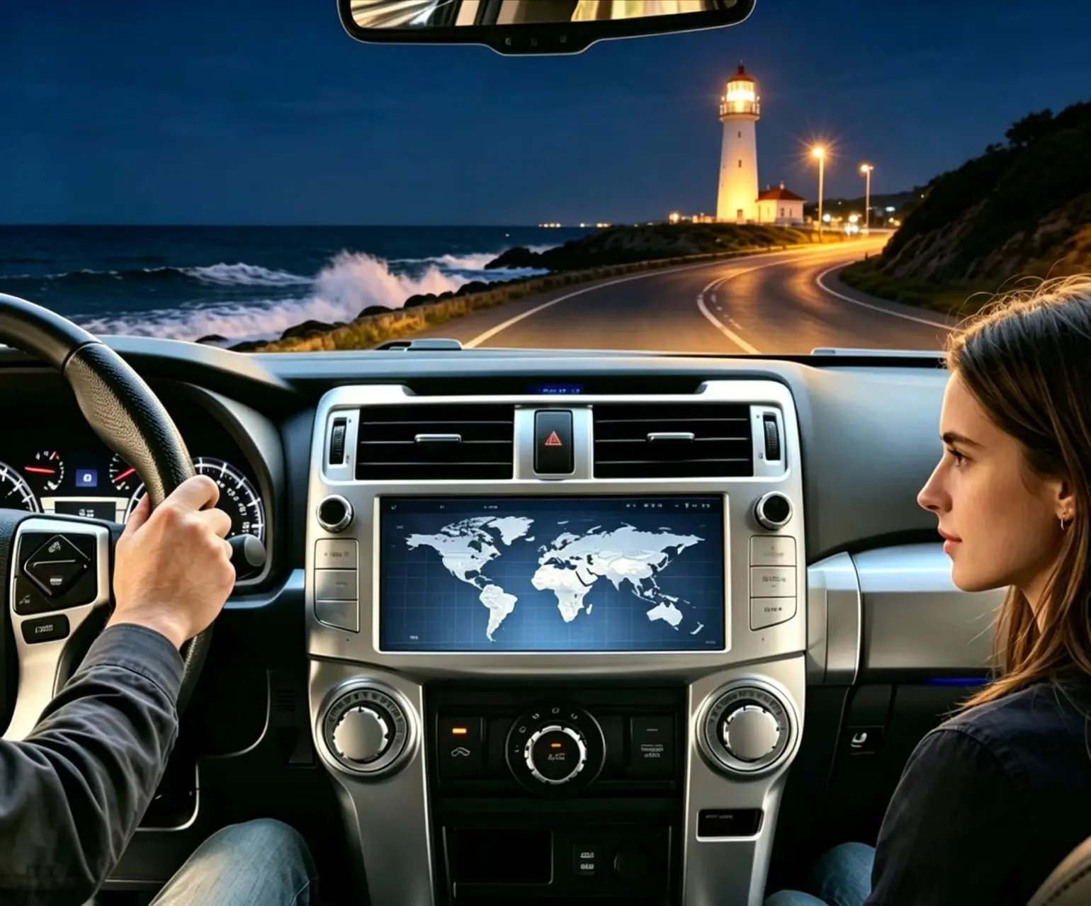 For TOYOTA 4runner Carplay Multimedia Player GPS Navigation Radio Auto Stereo Android Wireless Touch Head Unit 7/9 Inch Screen