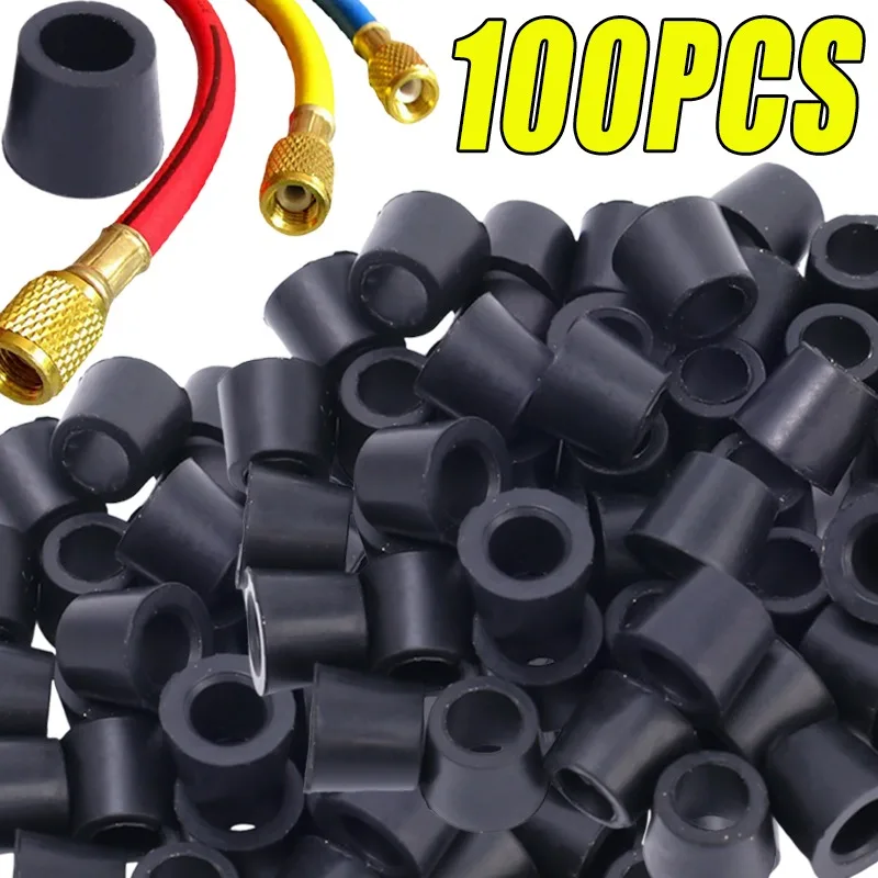 

Rubber Gasket Air Conditioning 1/4Inch Charging Hose Valve Manifold Repair Seal Kit Replacement Electrical Equipment Accessories