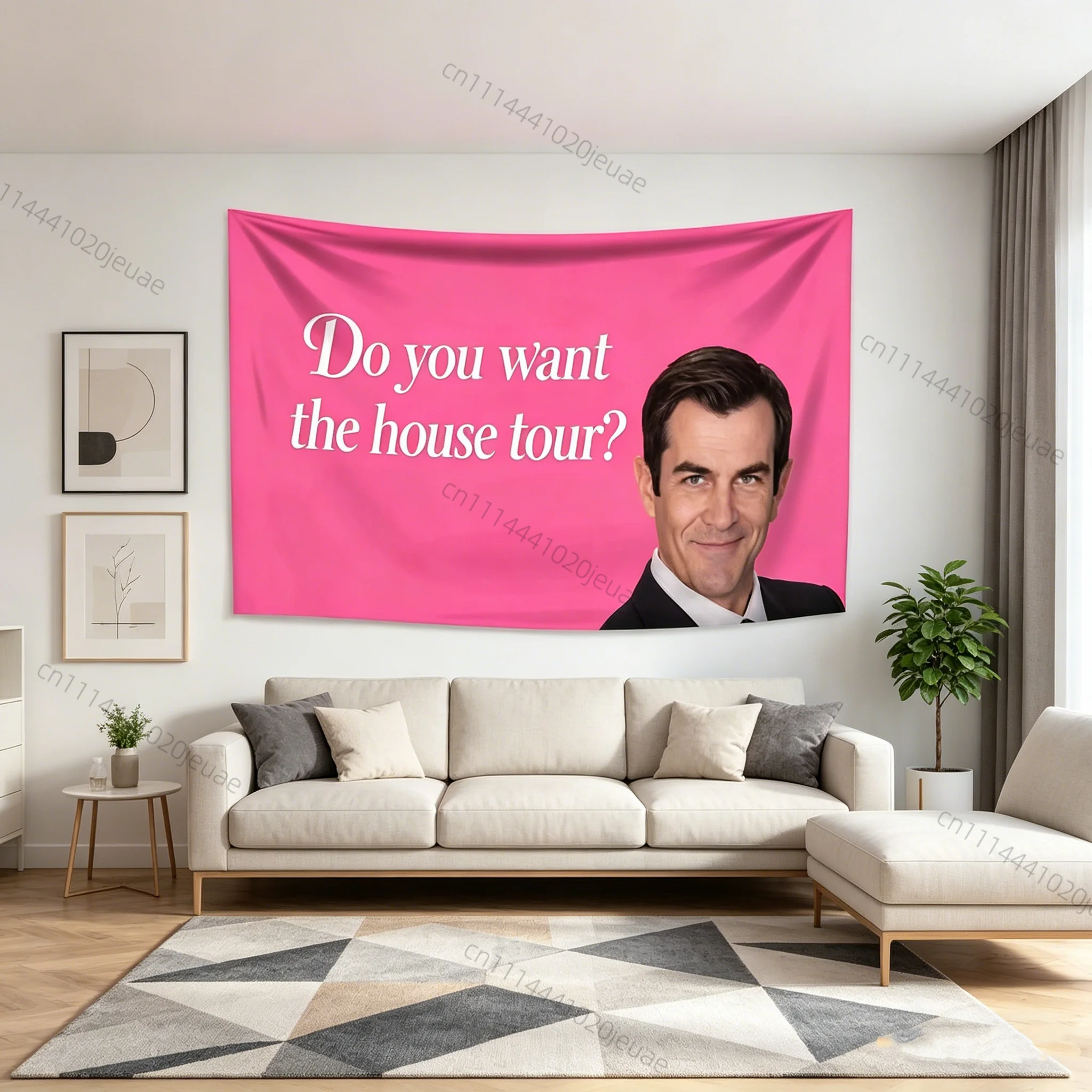 Funny Tapestry P-Phil Dunphy Flags FUN Wall Hanging Tapestries Room Decor Headboard Aesthetic Room Decoration Background Cloth
